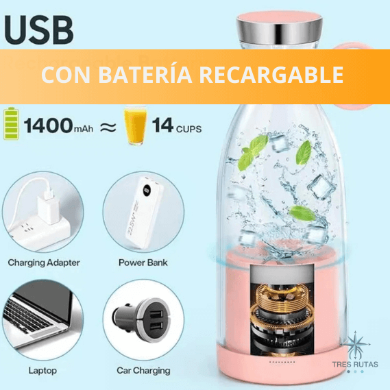 Mini Licuadora Portátil Pro